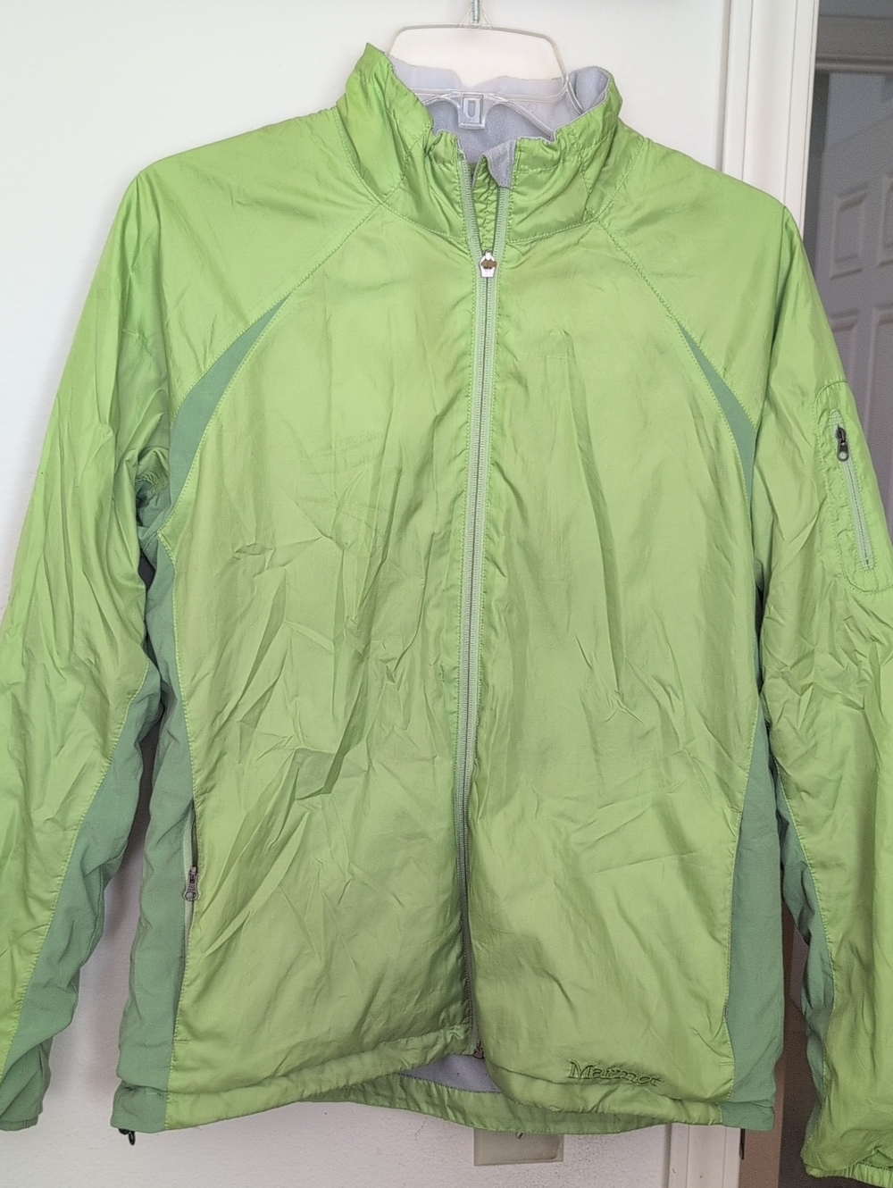 Marmot Women's Lime Green Lightweight Windbreaker